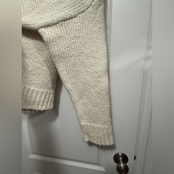 Industry Republic Women's Pink & Ivory Acrylic/Viscose Striped Knit Sweater NEW - Picture 12 of 14